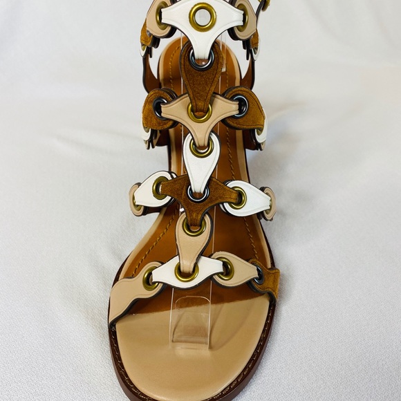 Coach G2075 Mid Heel Sandal with Coach Link - Picture 5 of 11